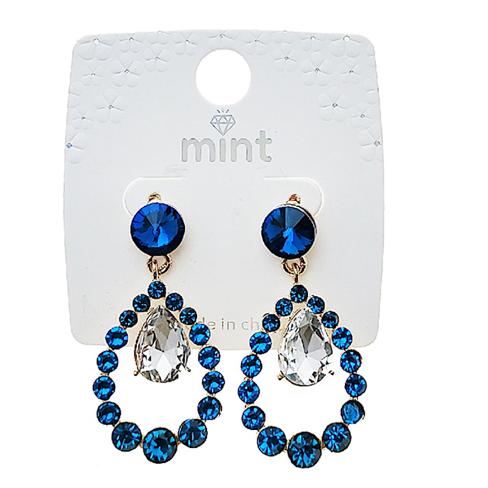 Crystal Teardrop Earring