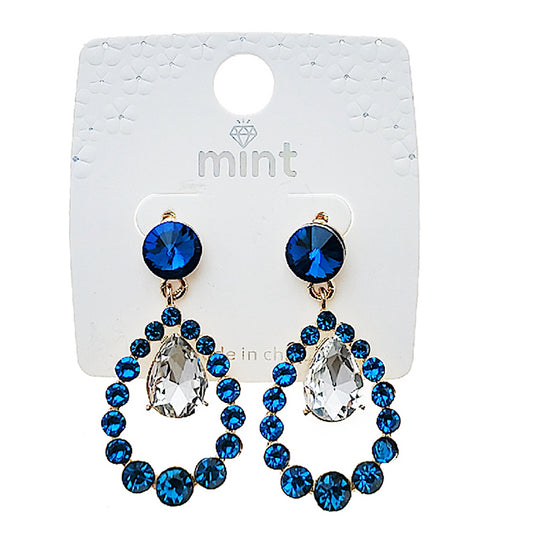 JAE49609 - Crystal Teardrop Earring