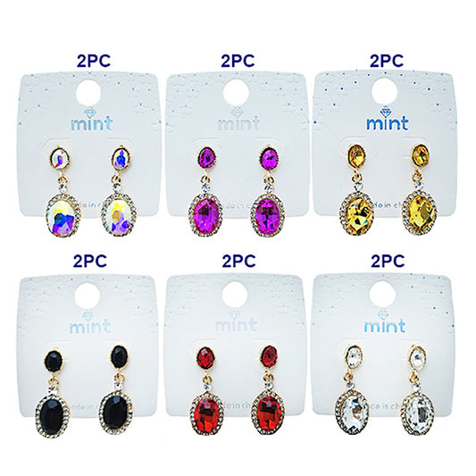 JAE49611 - Crystal Halo Earring