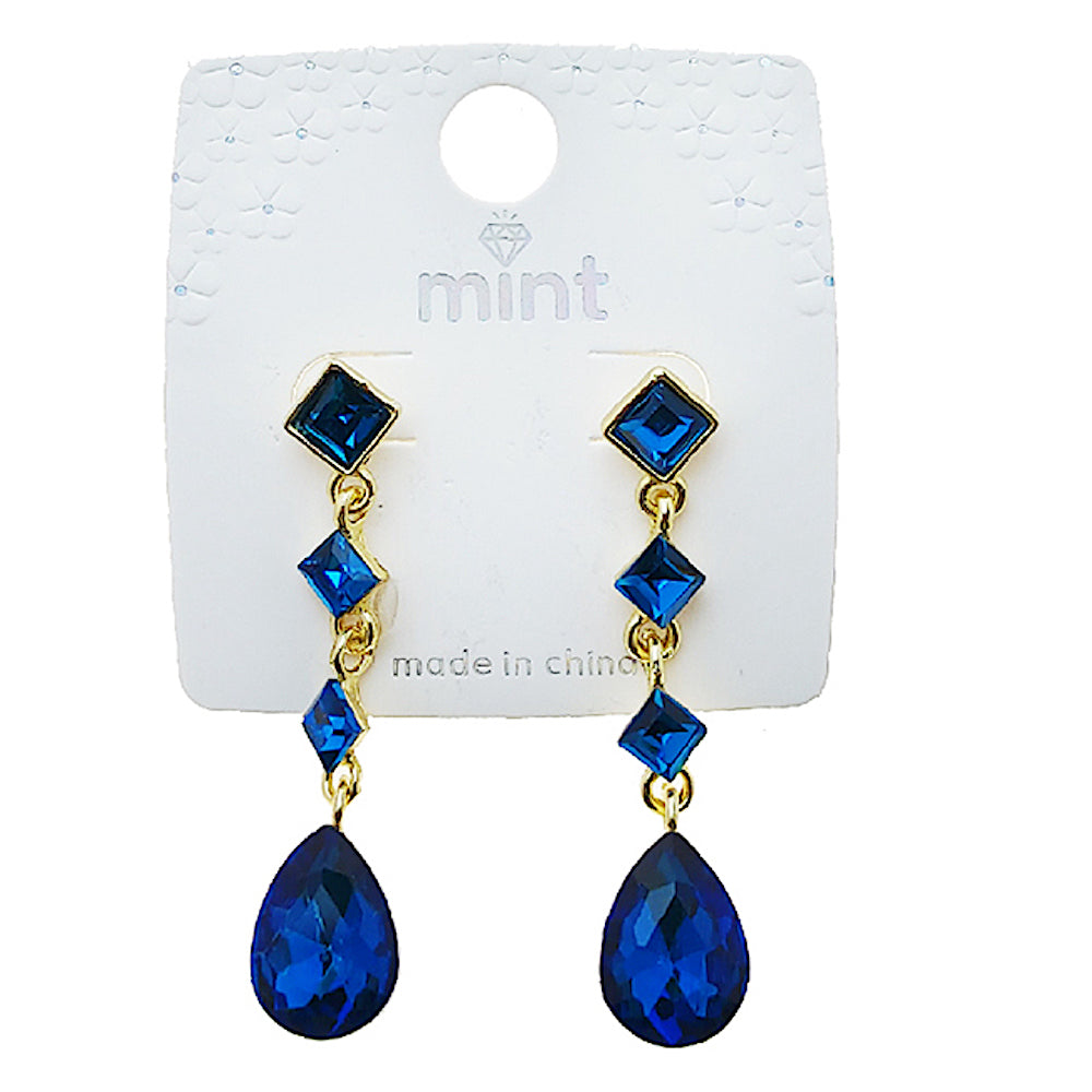 Crystal Teardrop Earring