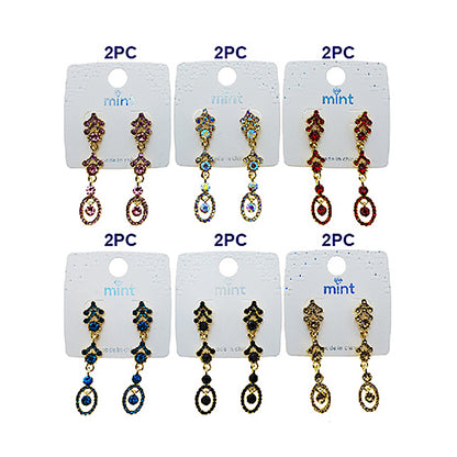 Vintage Rhinestone Statement Earring