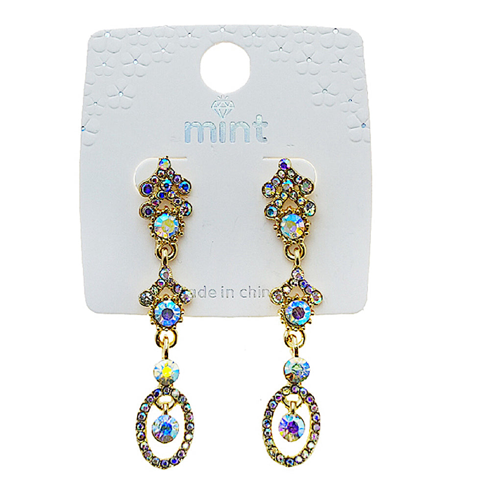 Vintage Rhinestone Statement Earring