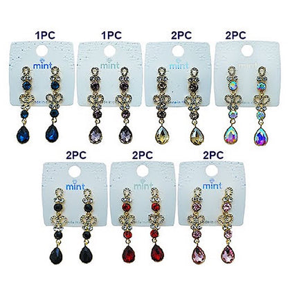 Vintage Rhinestone Crystal Earring