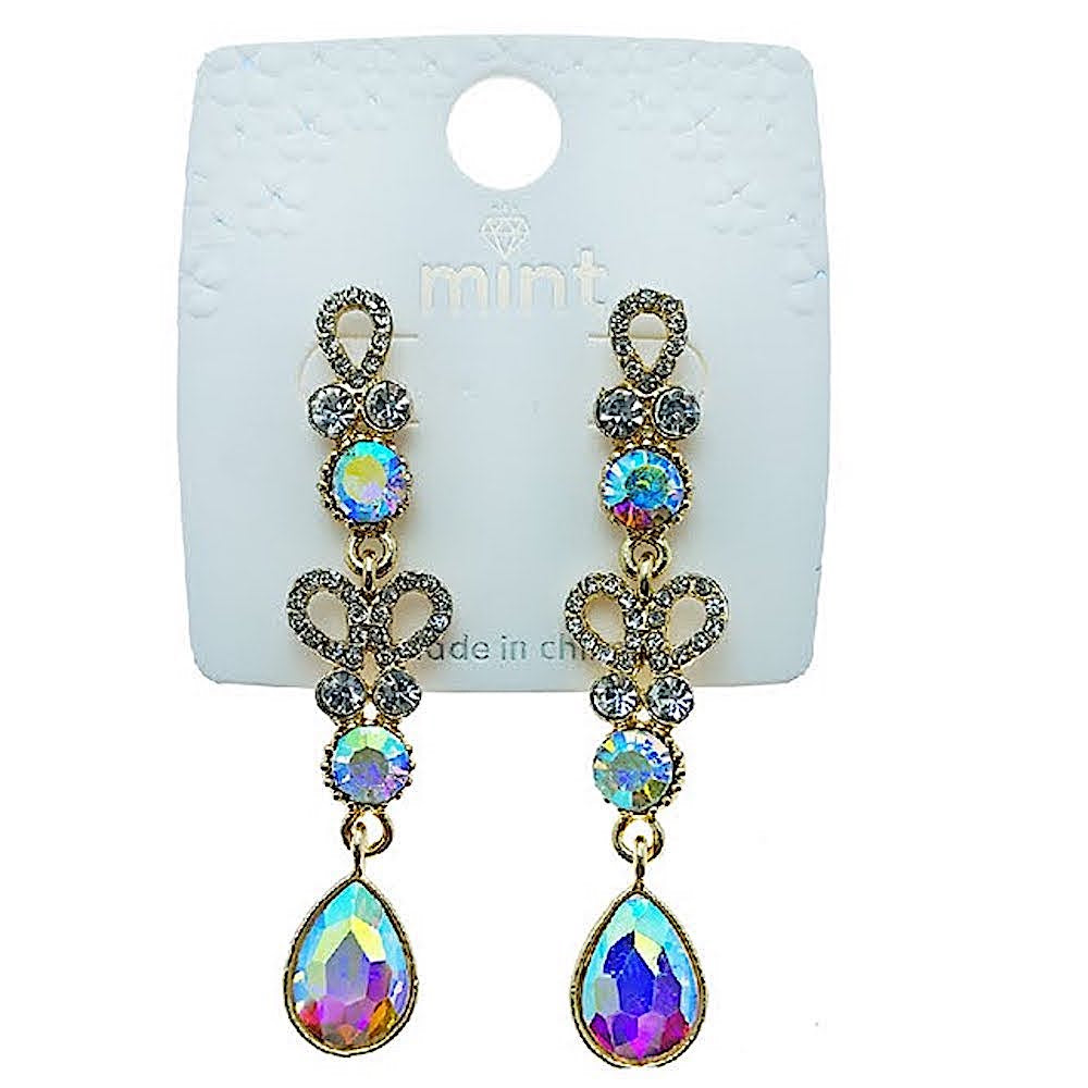 Vintage Rhinestone Crystal Earring
