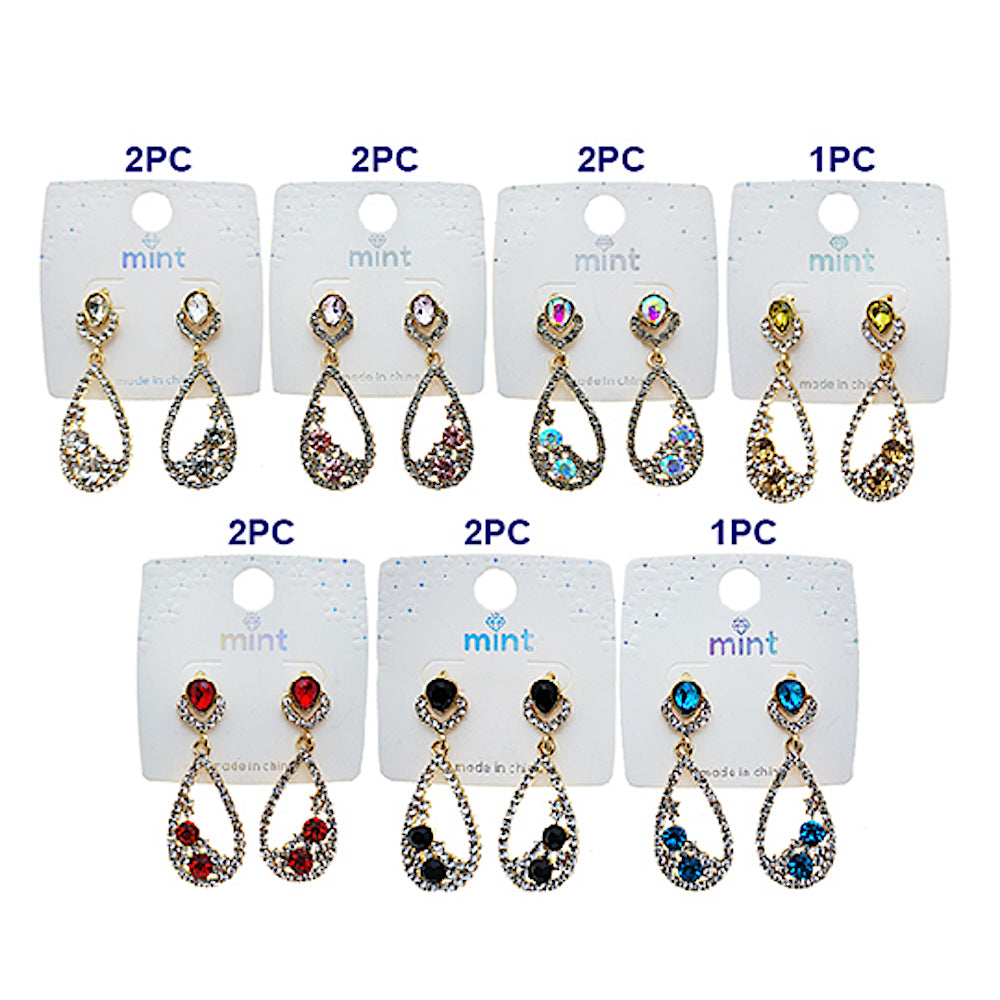 JAE49623 - Vintage Rhinestone Earring