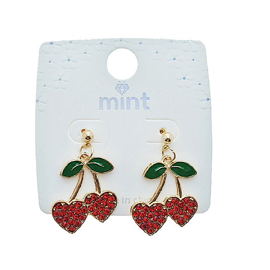 JAE49652 - Cherry Heart Earring