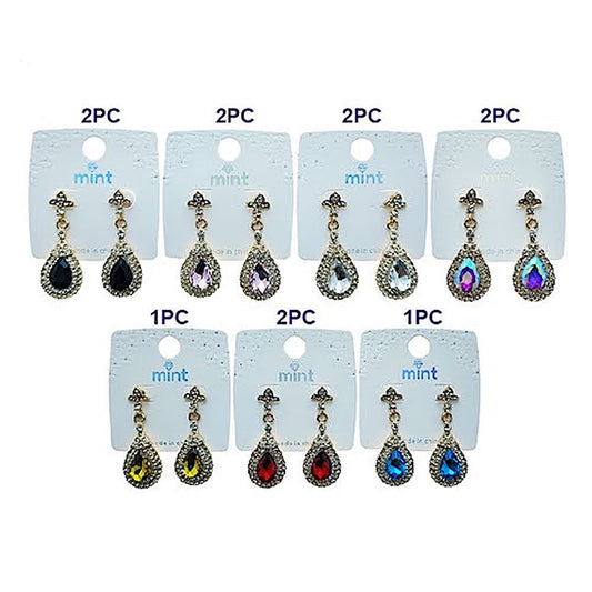 Vintage Crystal Drop Earring