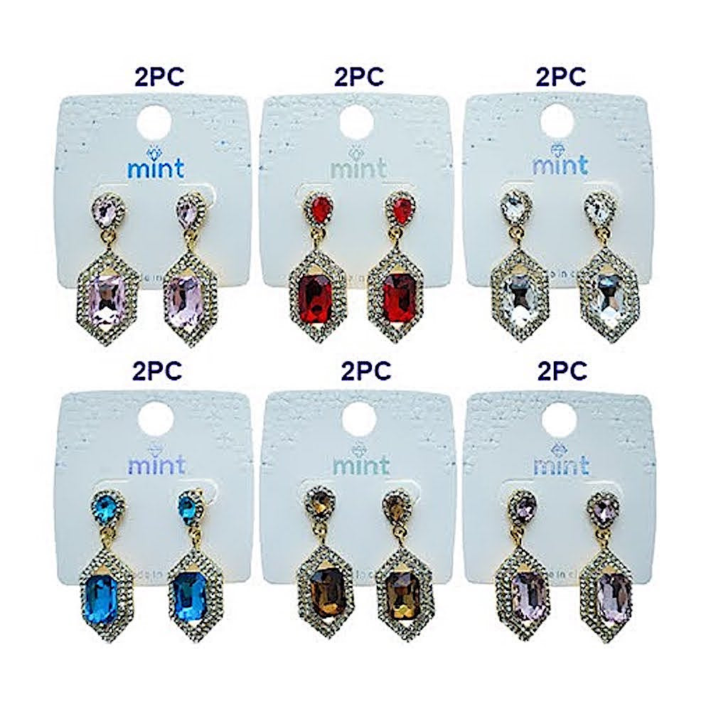 Vintage Rhinestone Crystal Earring