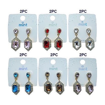 Vintage Rhinestone Crystal Earring