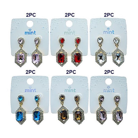 Vintage Rhinestone Crystal Earring