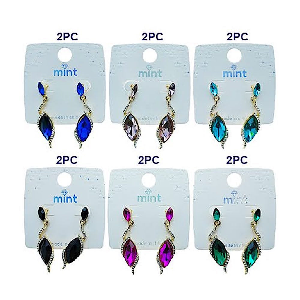 Crystal Twist Earring