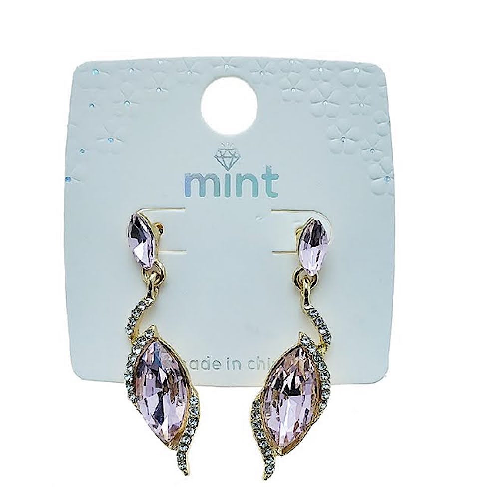 Crystal Twist Earring