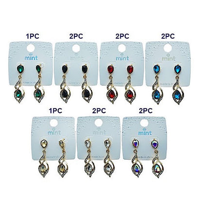 Vintage Twist Crystal Earring