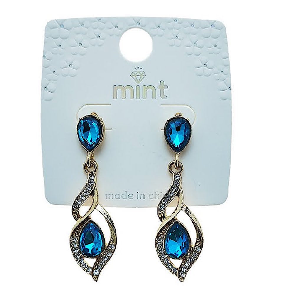 Vintage Twist Crystal Earring