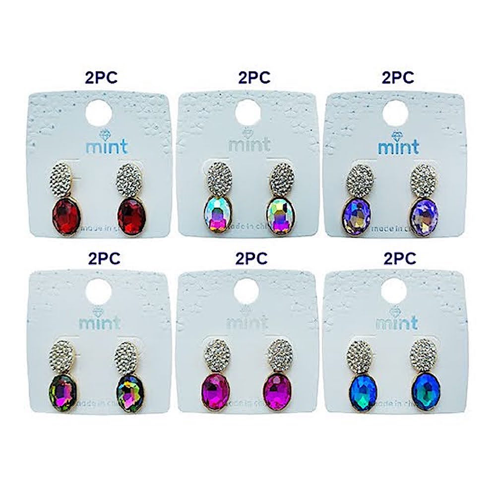 Pavé Rhinestone & Crystal Earring