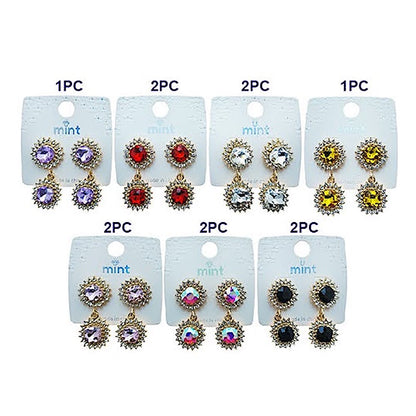 Crystal Sun Halo Earring