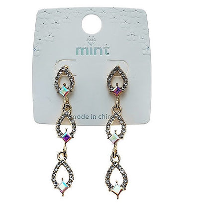 Teardrop Rhinestone Earring