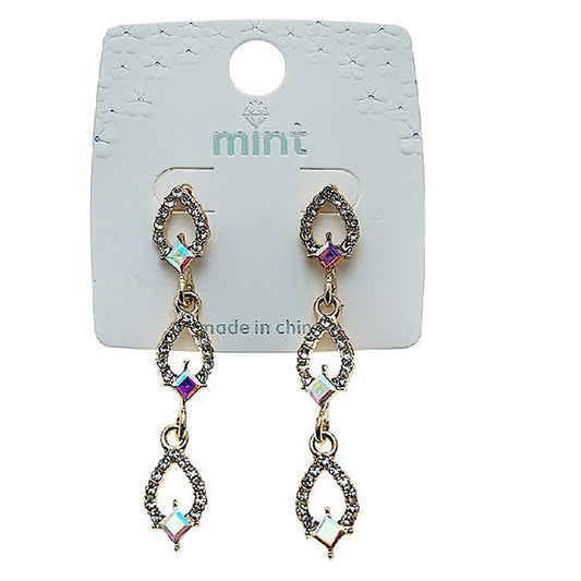 Teardrop Rhinestone Earring