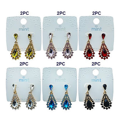 Vintage Teardrop Crystal Earring