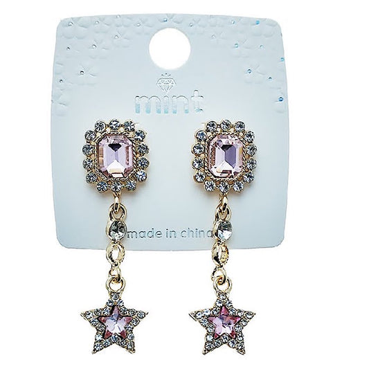 Star Droplet Statement Earring