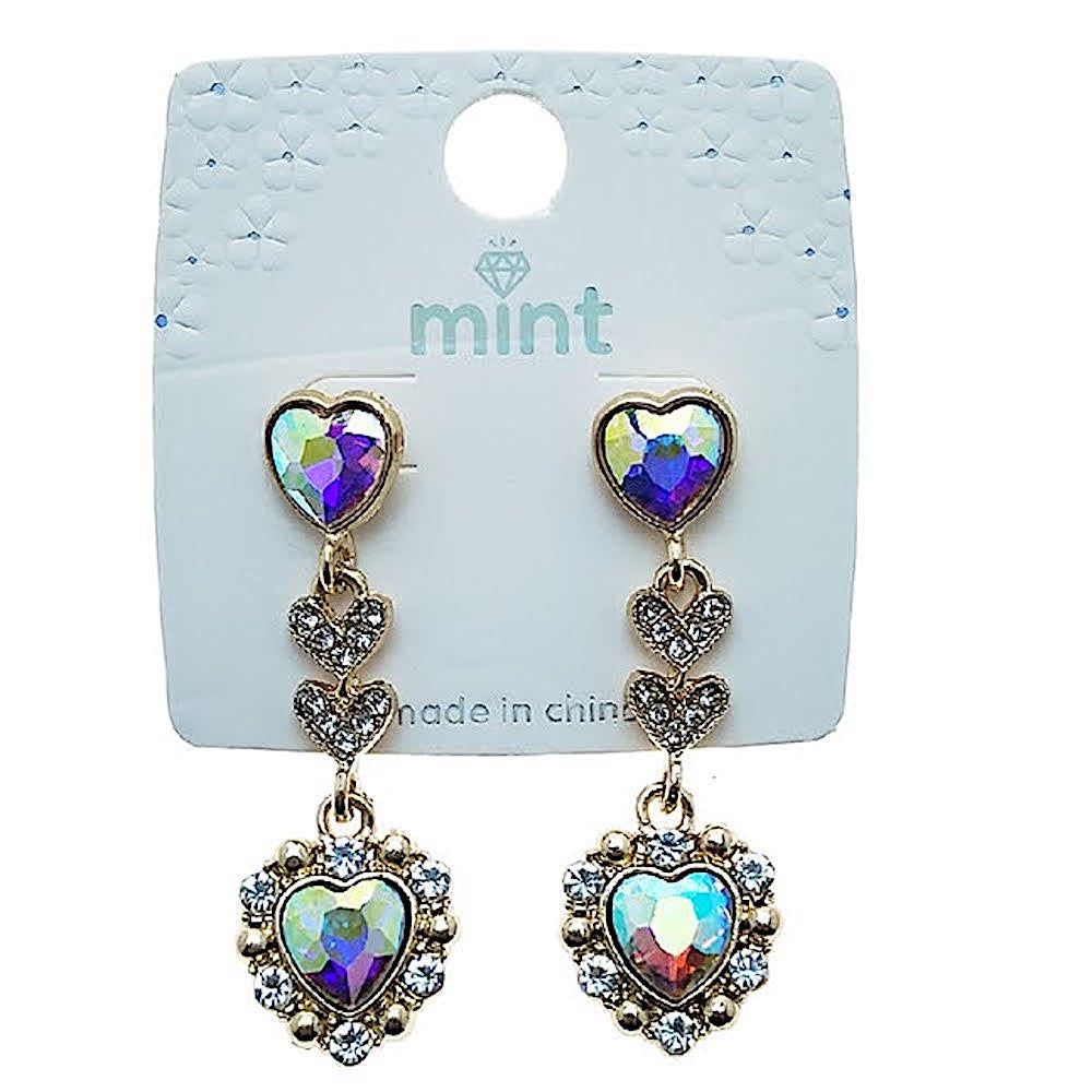 Heart Droplet Statement Earring