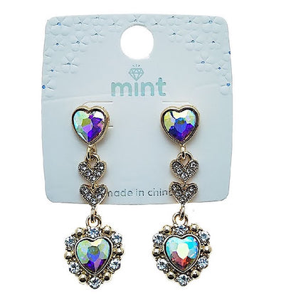 Heart Droplet Statement Earring