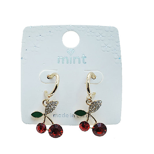 JAE49843 - Crystal Cherry Earring