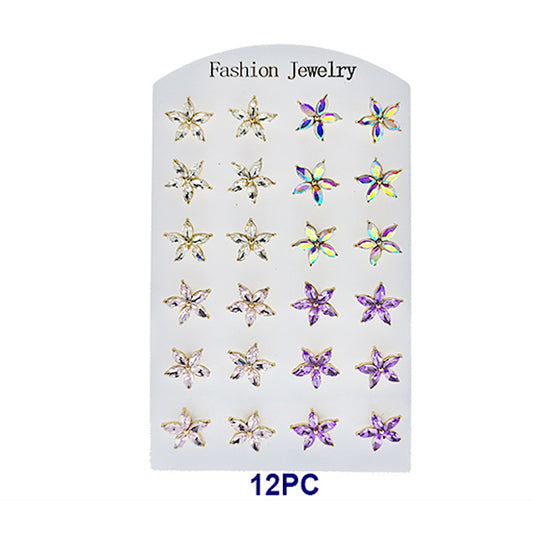 JAE49911 - Flower Stud Earrings