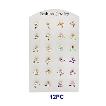 JAE49912 - Butterfly Stud Earrings