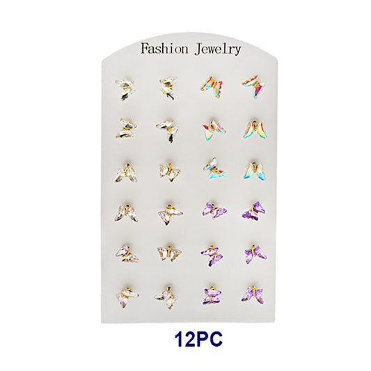 JAE49912 - Butterfly Stud Earrings