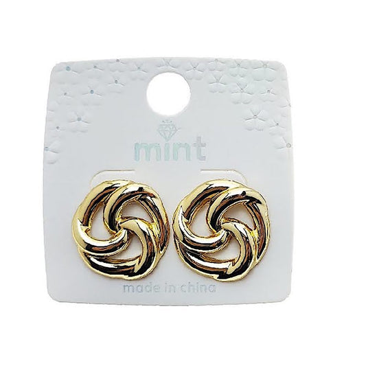 Swirl Post Earring