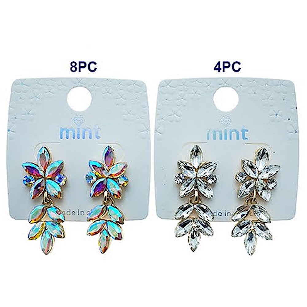 Crystal Marquise Statement Earring