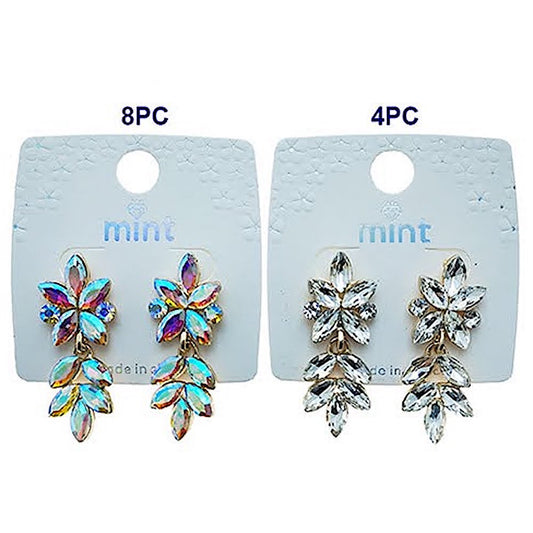 Crystal Marquise Statement Earring