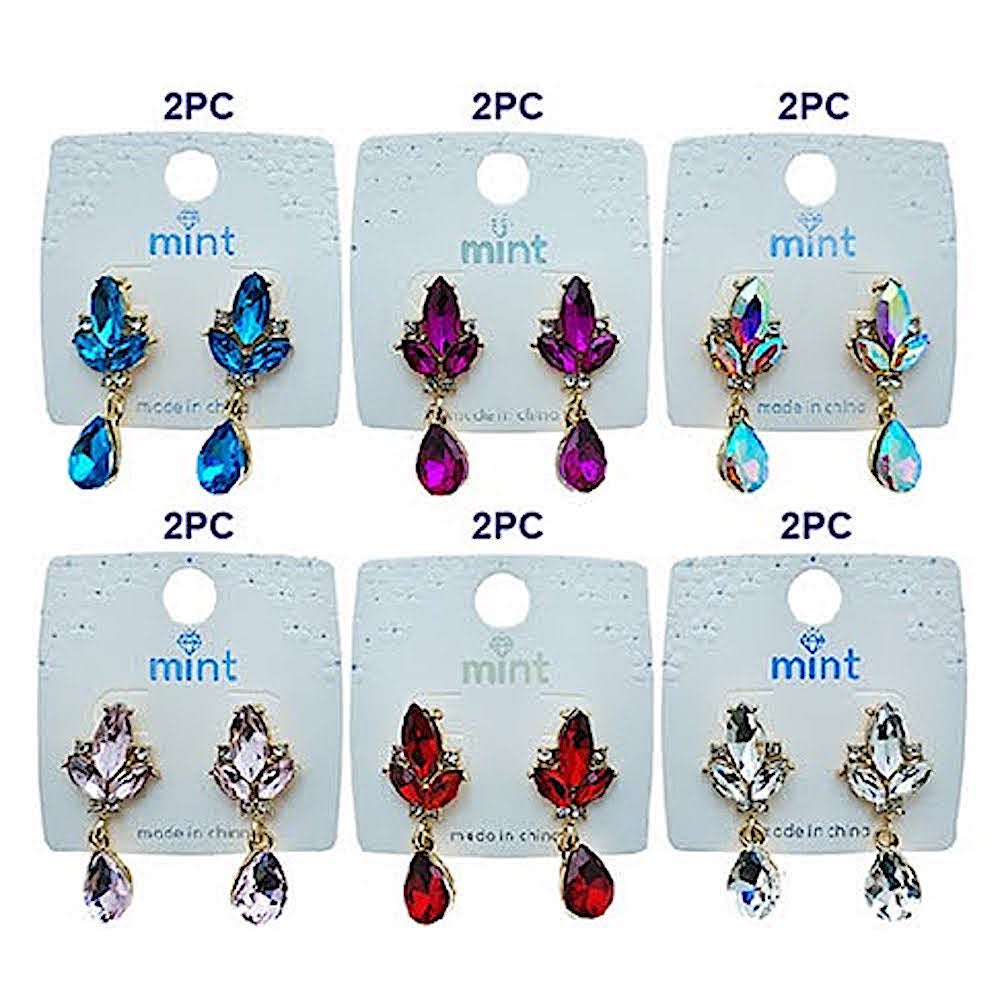 Crystal Marquise Statement Earring