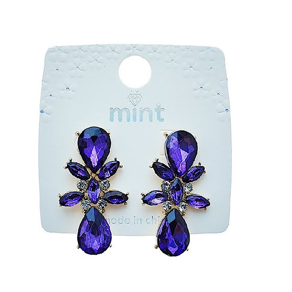 Vintage Crystal Statement Earring