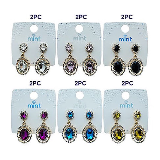 Vintage Crystal Halo Earring