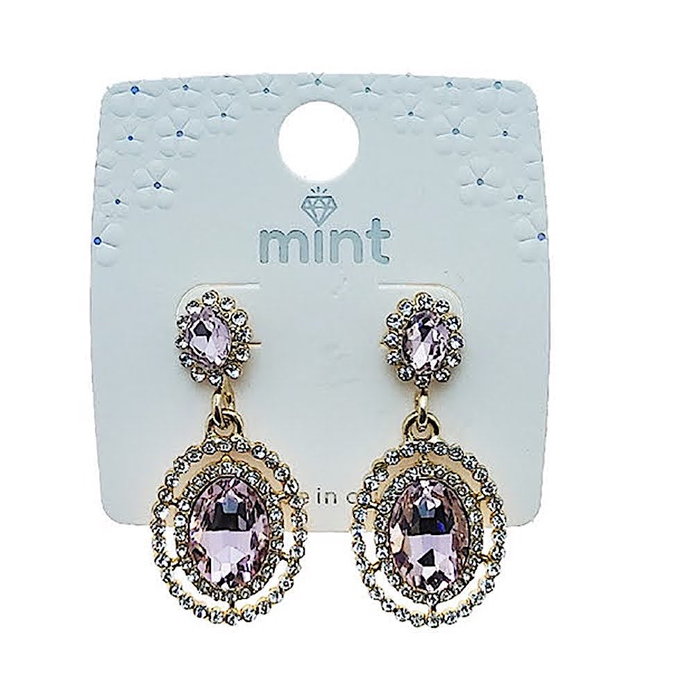 Vintage Crystal Halo Earring