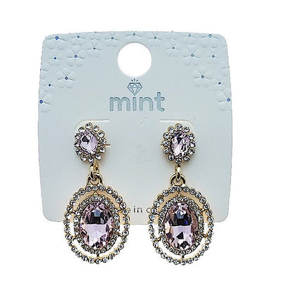 Vintage Crystal Halo Earring