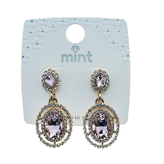 Vintage Crystal Halo Earring