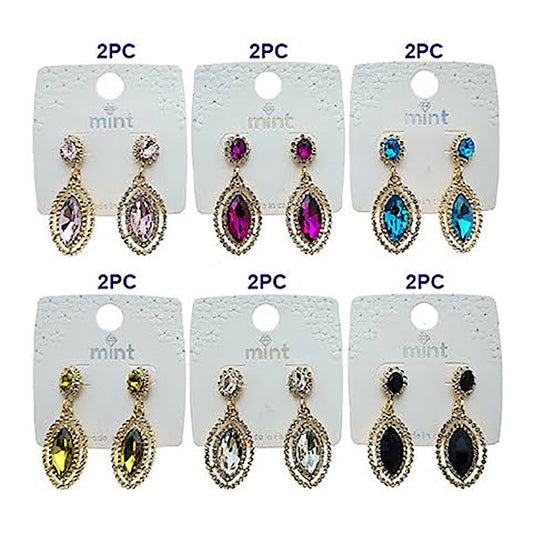 Vintage Marquise Halo Earring