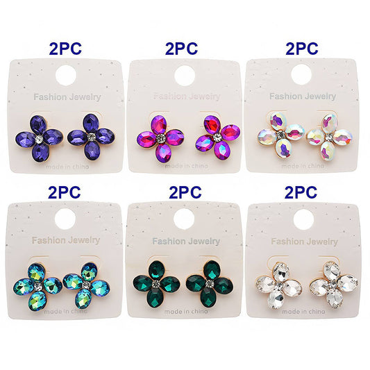Crystal Flower Earring