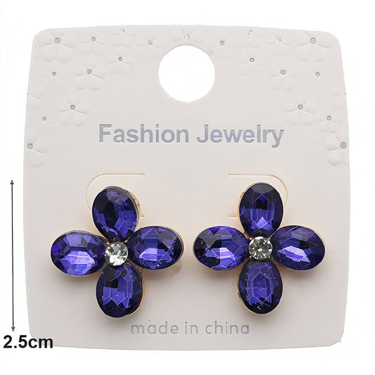 Crystal Flower Earring