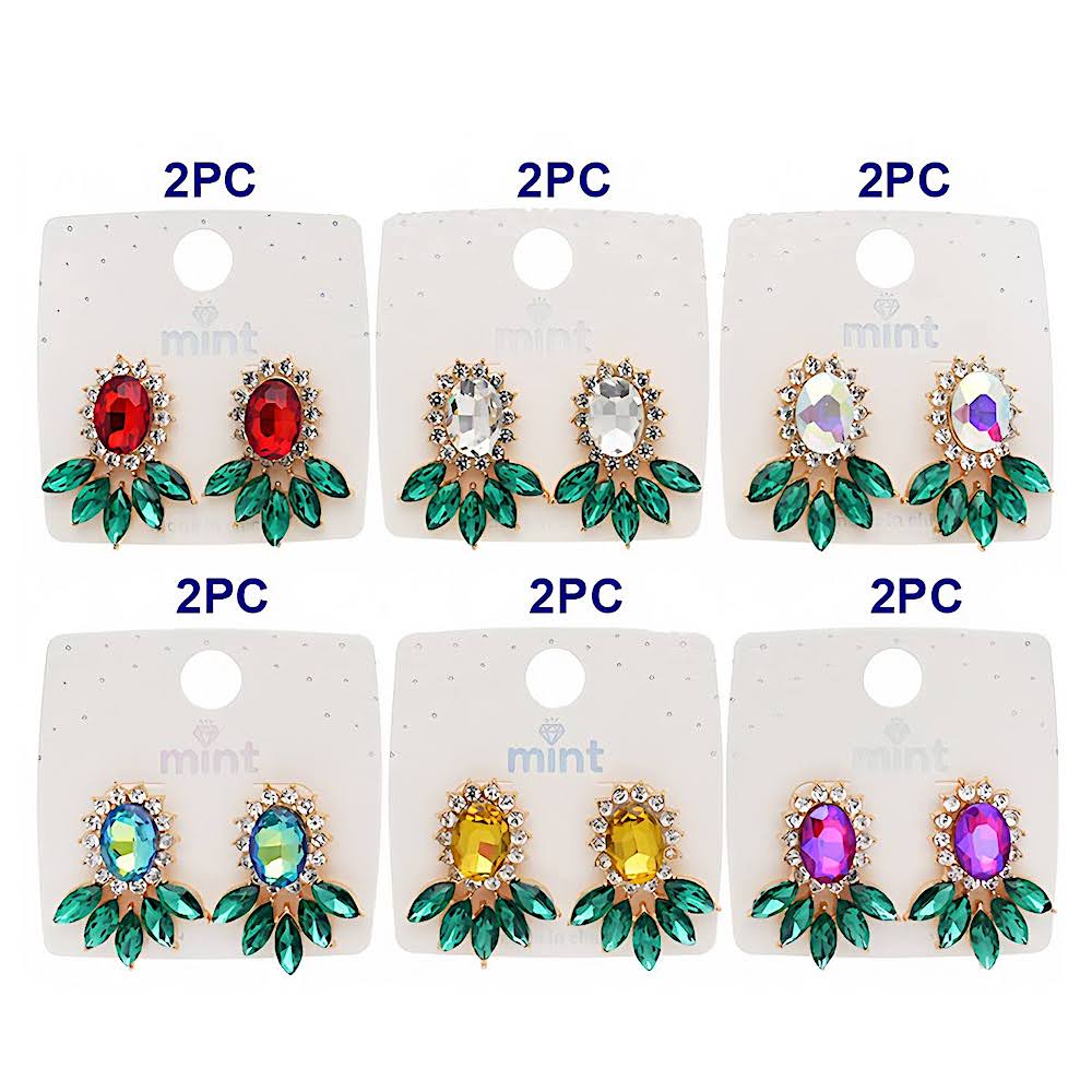 Crystal Halo Statement Earring