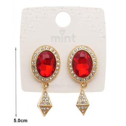 Vintage Crystal & Rhinestone Drop Earring