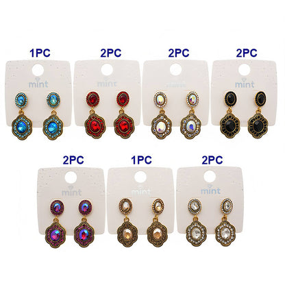 Vintage Crystal Drop Earring