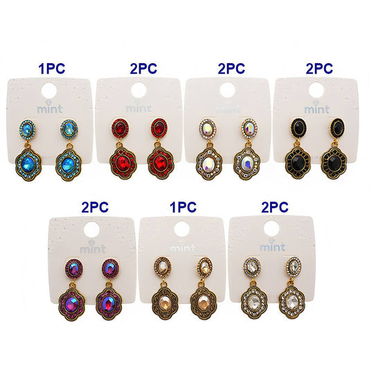 Vintage Crystal Drop Earring