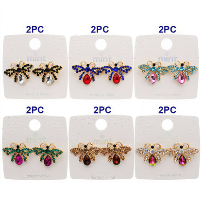 Pavé Honey Bee Statement Earring