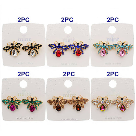 Pavé Honey Bee Statement Earring