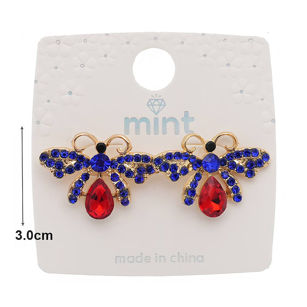 Pavé Honey Bee Statement Earring