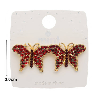 Pavé Butterfly Statement Earring